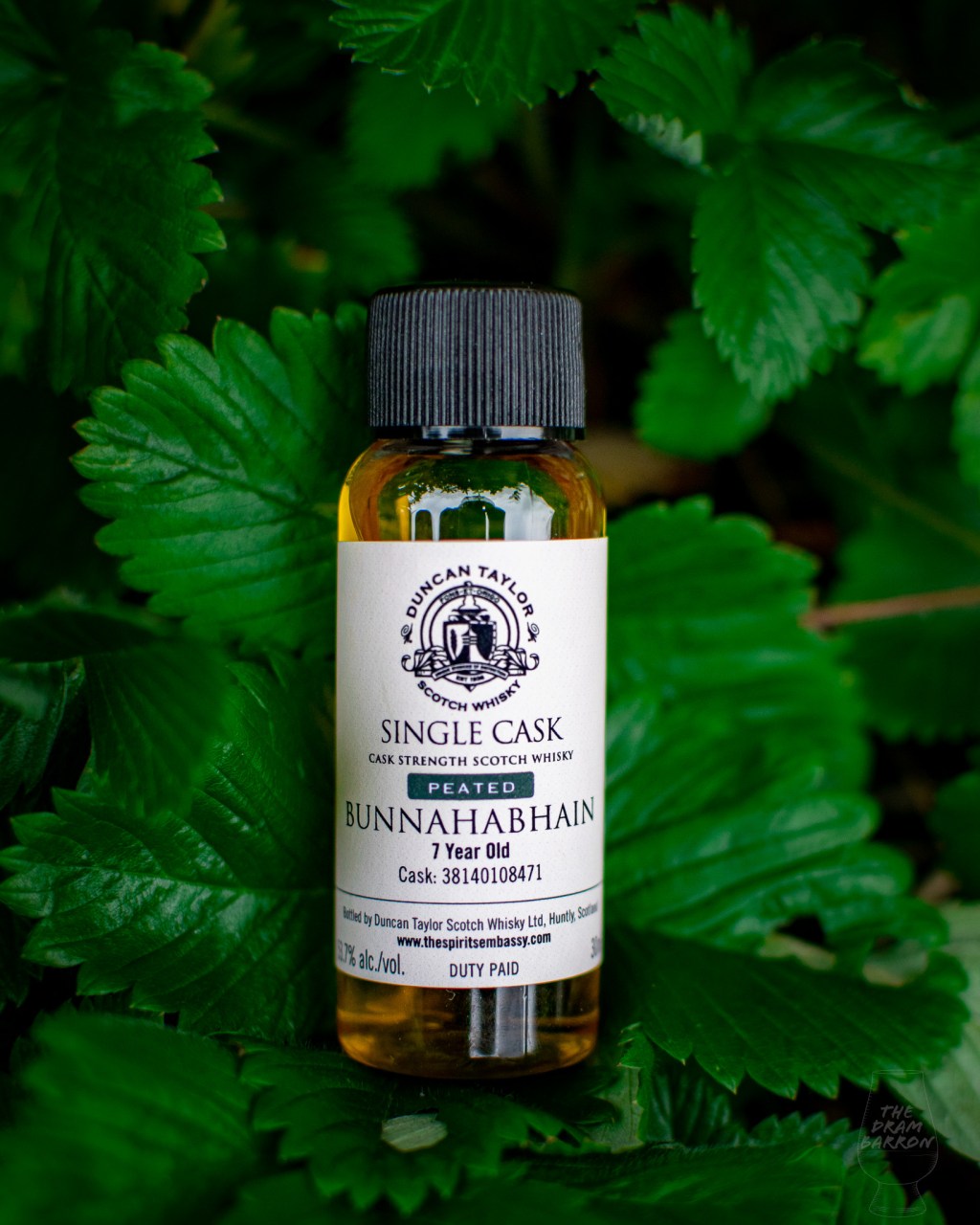 Bunnahabhain 7 Year Old Peated Single Cask – Duncan Taylor Whisky 53.7%&nbsp;abv