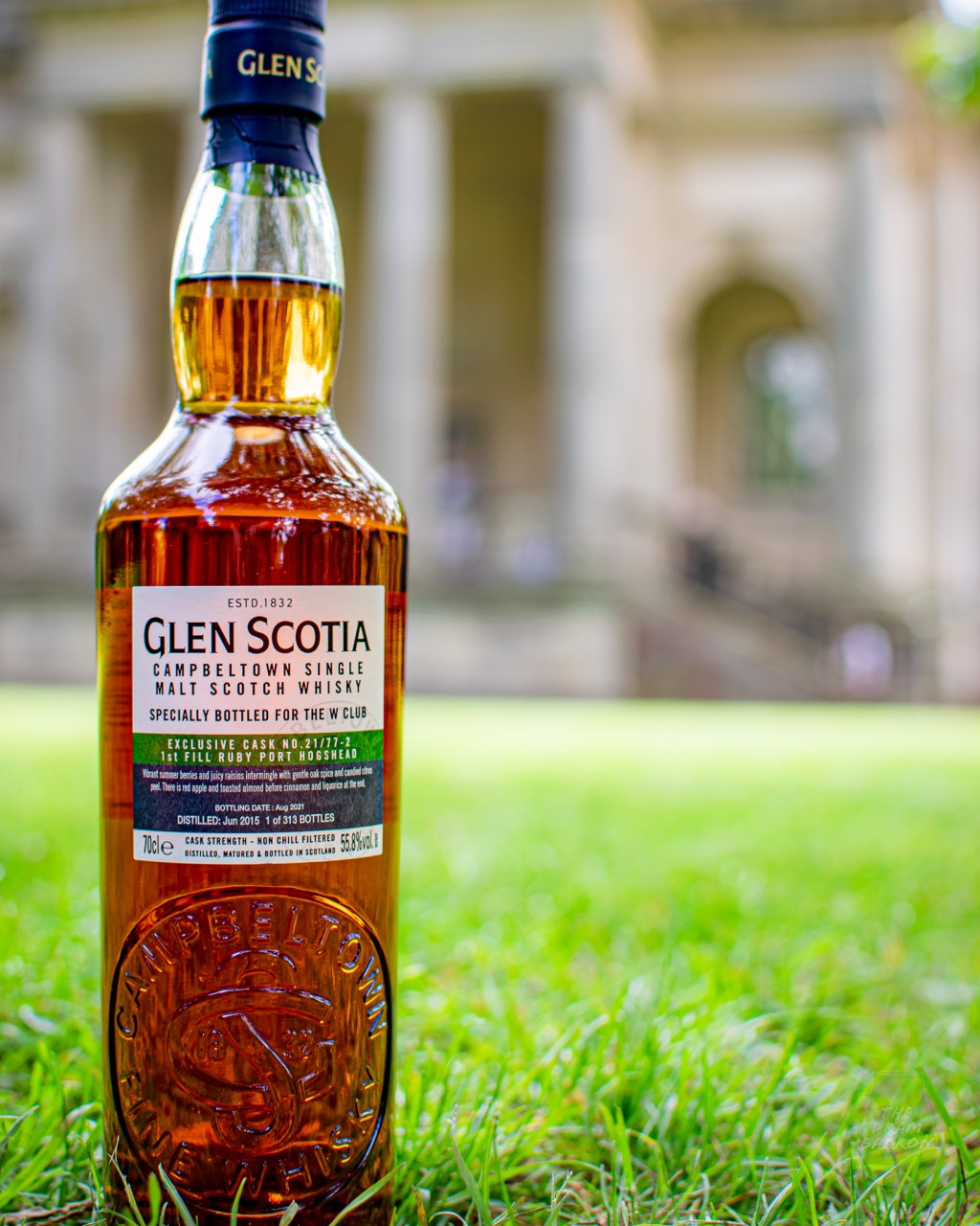 Glen Scotia 1st Fill Ruby Port Hogshead – W Club Exclusive Whisky 55.8%&nbsp;abv