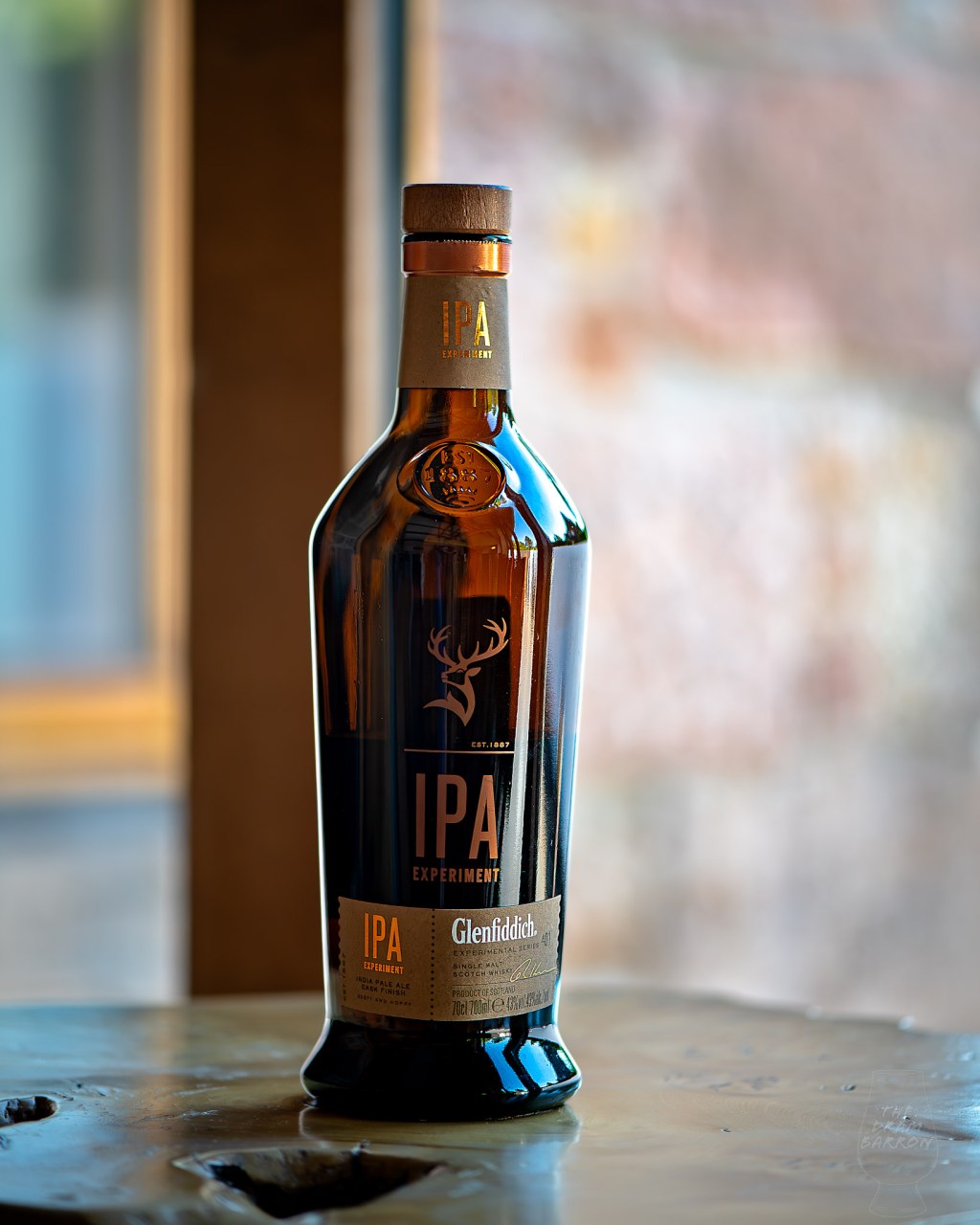 Picture of Glenfiddich Experimental Series IPA Cask Finish Whisky on a table