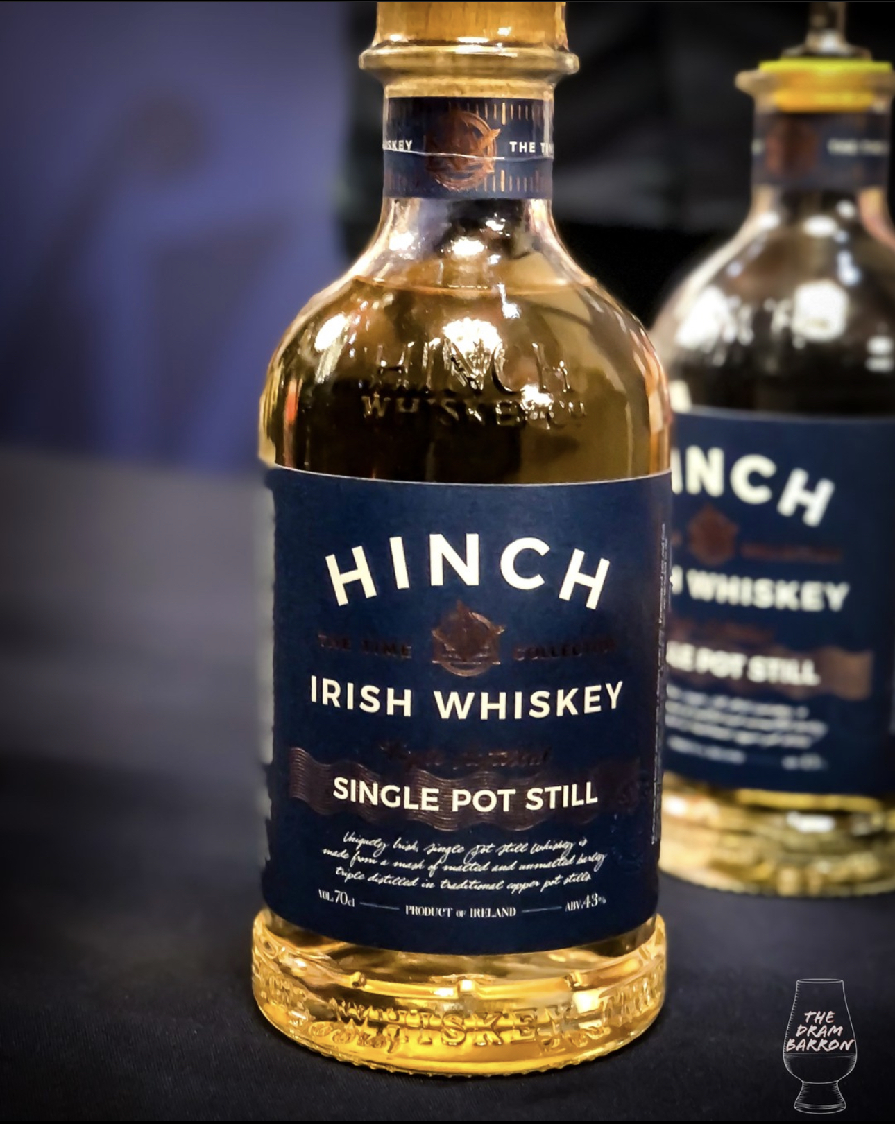 Hinch Single Pot Still Whiskey 43% abv