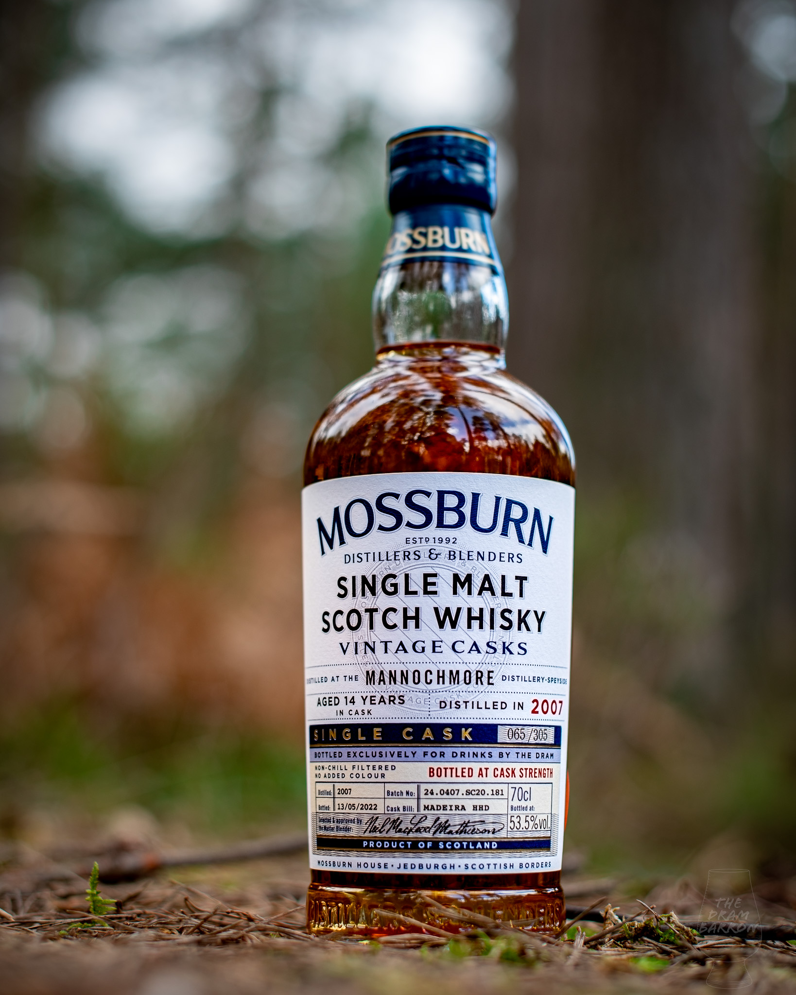 Mannochmore 14 Year Old 2007 – Mossburn Whisky 53.5%&nbsp;abv