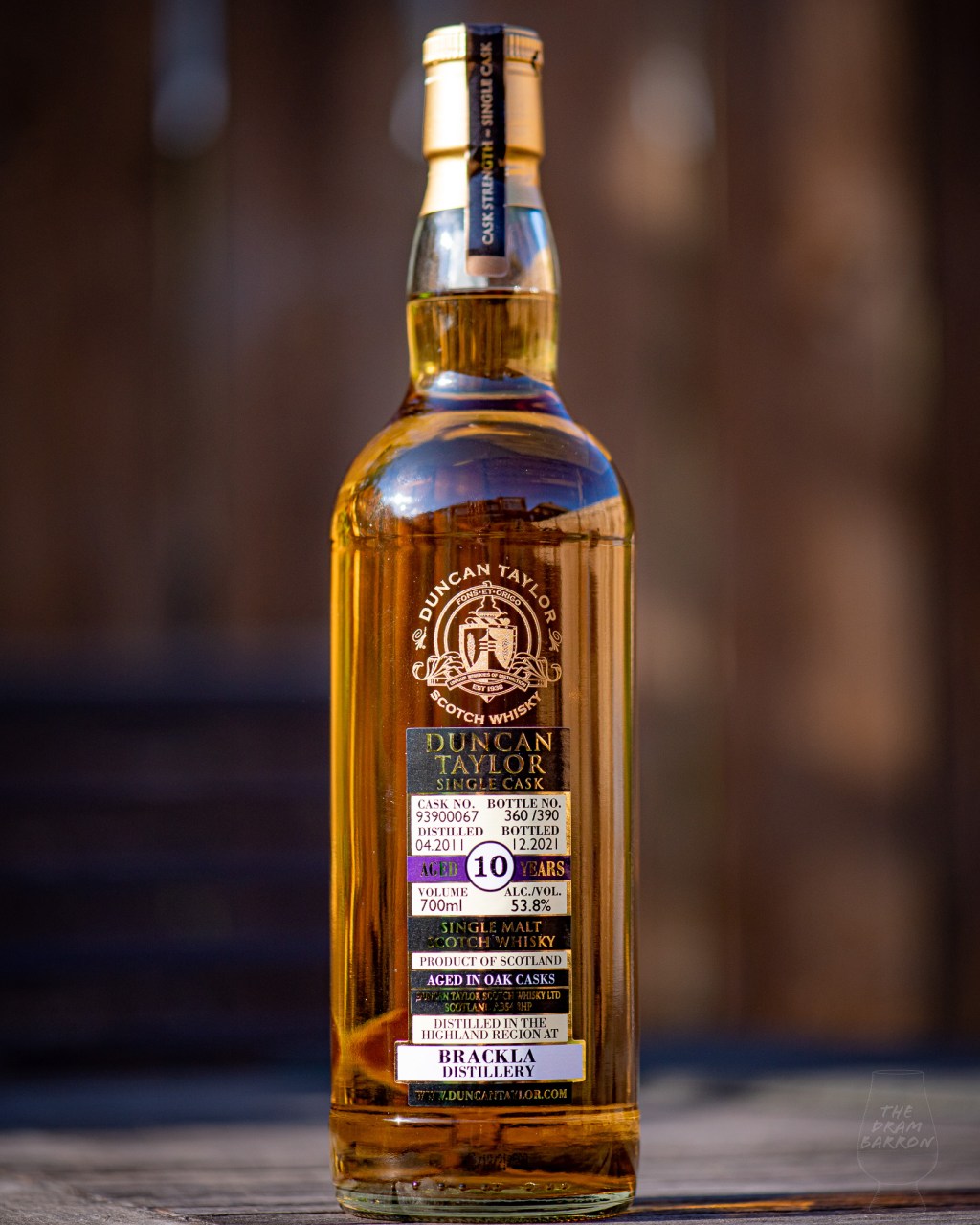 Picture of Royal Brackla 10 Year Old Single Cask - Duncan Taylor Whisky