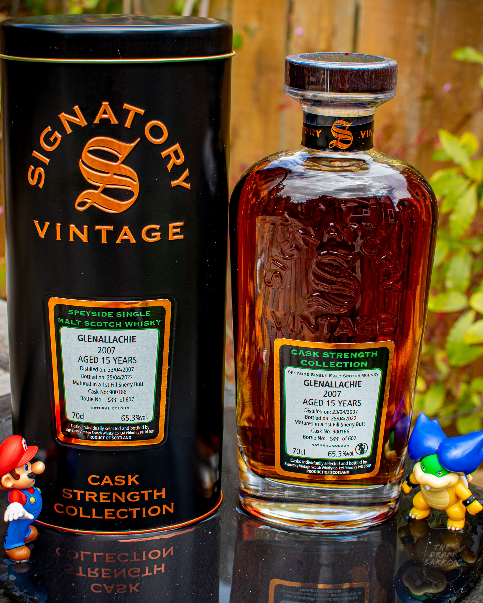 GlenAllachie 15 Year Old – Signatory Cask Strength Whisky 65.3%&nbsp;abv