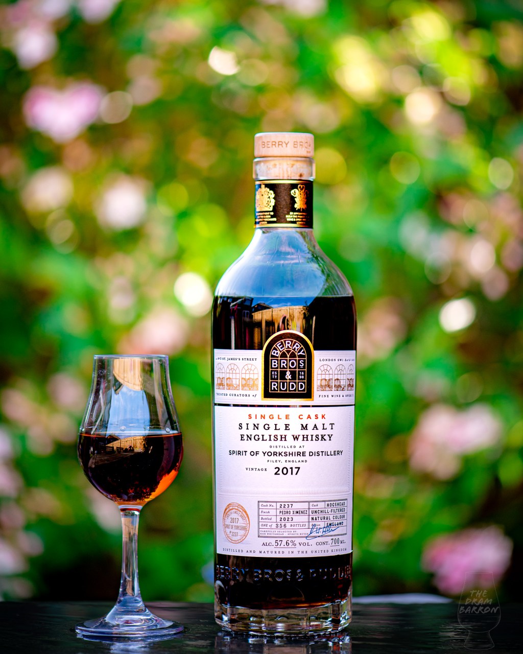 Picture of The Spirit Of Yorkshire Distillery 6 Year Old 2017 PX Finish - Berry Bros & Rudd Whisky