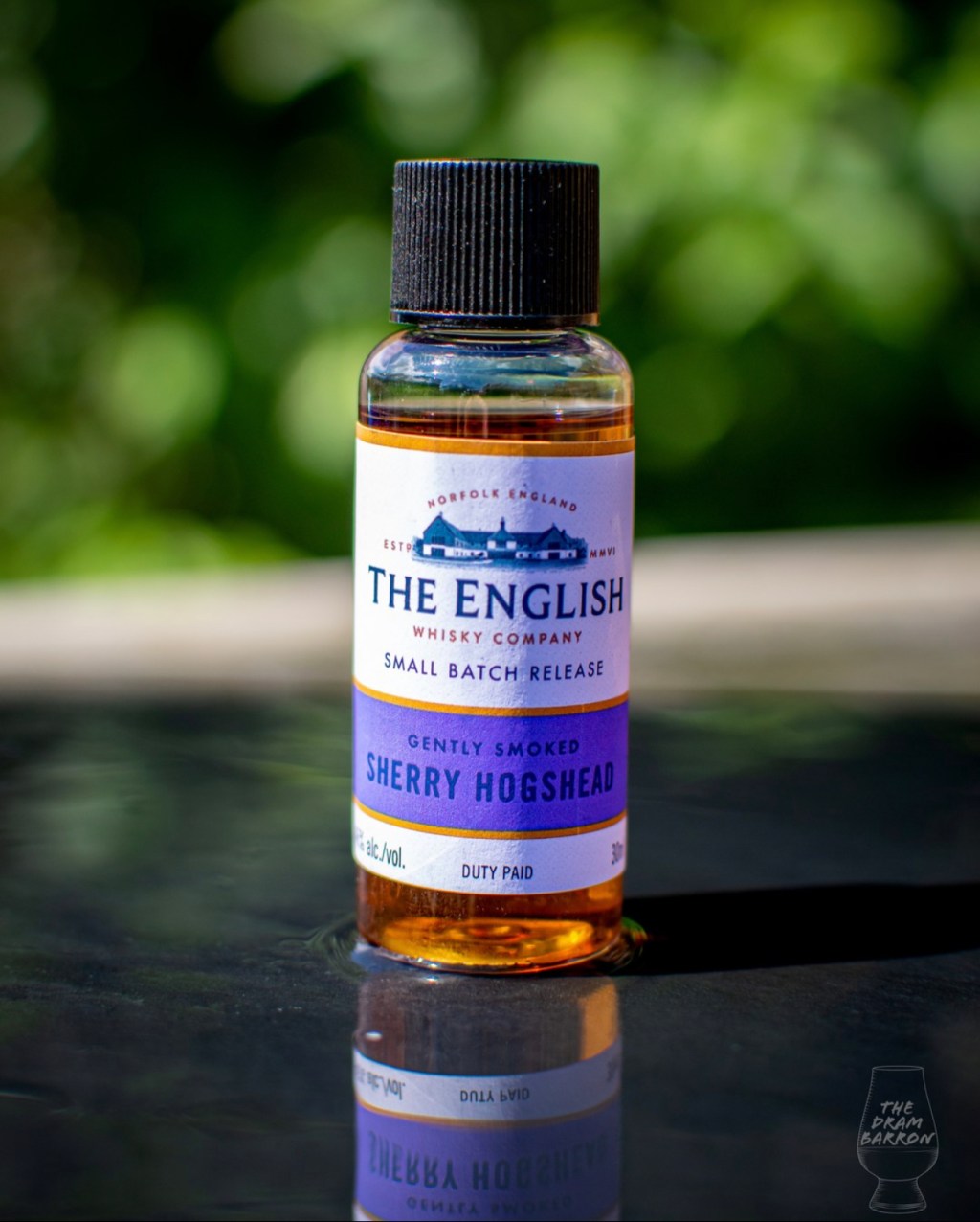 The English Small Batch Release Sherry Hogshead Gently Smoked 46% abv