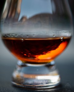 GlenAllachie 13 Year Old 2009 Single Cask PX Hogshead Whisky in glencairn glass