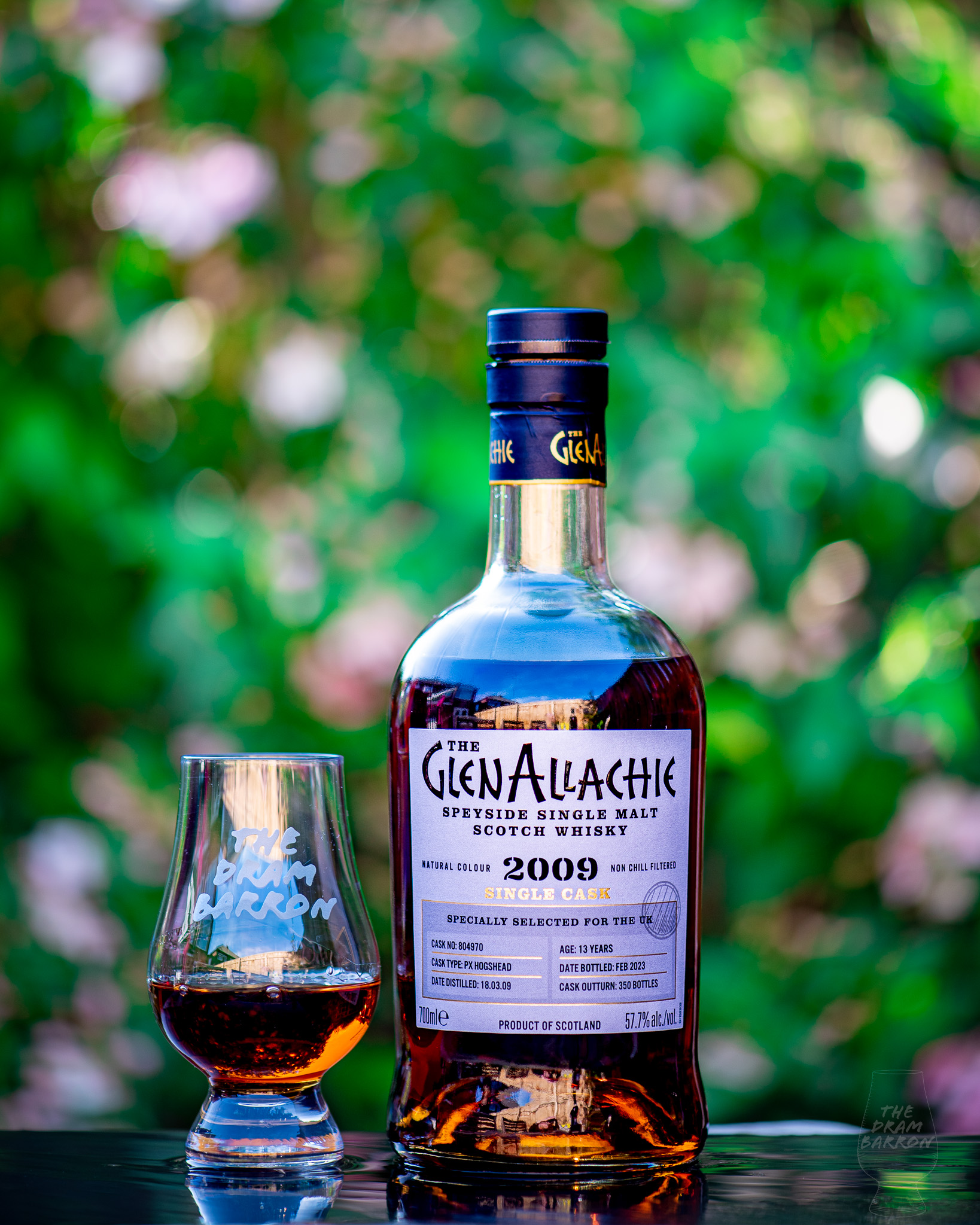 GlenAllachie 13 Year Old 2009 Single Cask PX Hogshead Whisky 57.7%&nbsp;abv
