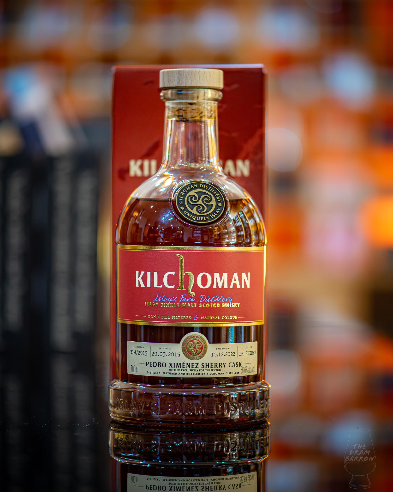 Kilchoman Single Cask PX W Club Exclusive Whisky 56.6%&nbsp;abv