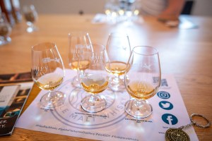 The Spirit of Yorkshire Distillery Filey Bay whisky flight