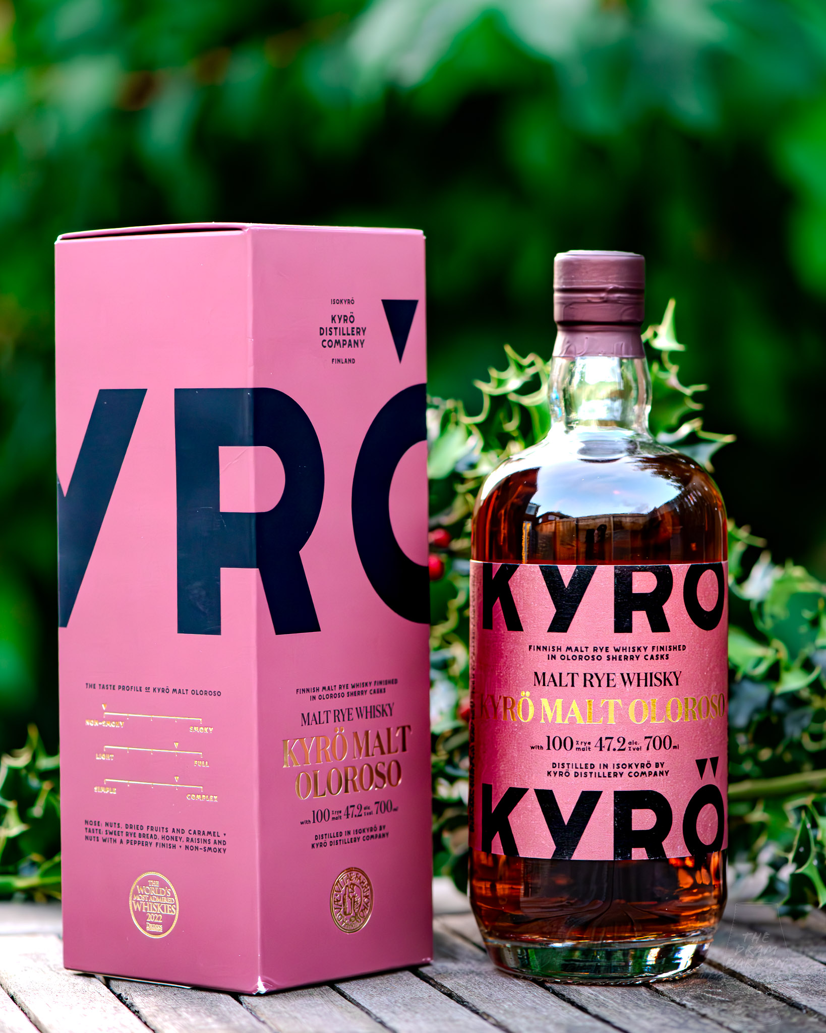 Picture of Kyrö Malt Oloroso Finnish Malt Rye Whisky and Box