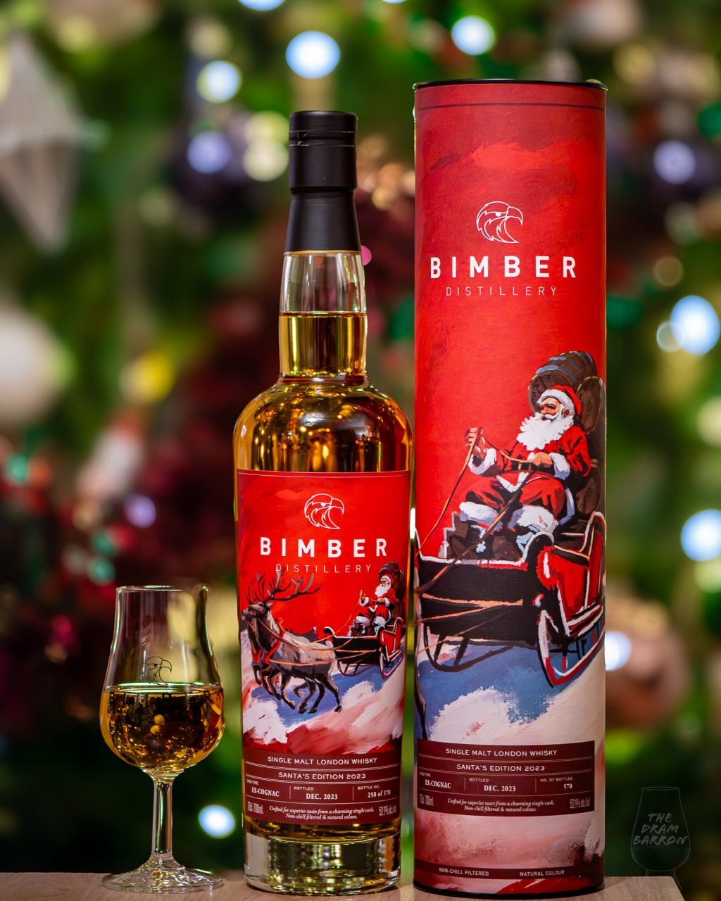 Bimber Santa’s Edition 2023 Ex-Cognac Cask Whisky 52.1%&nbsp;abv