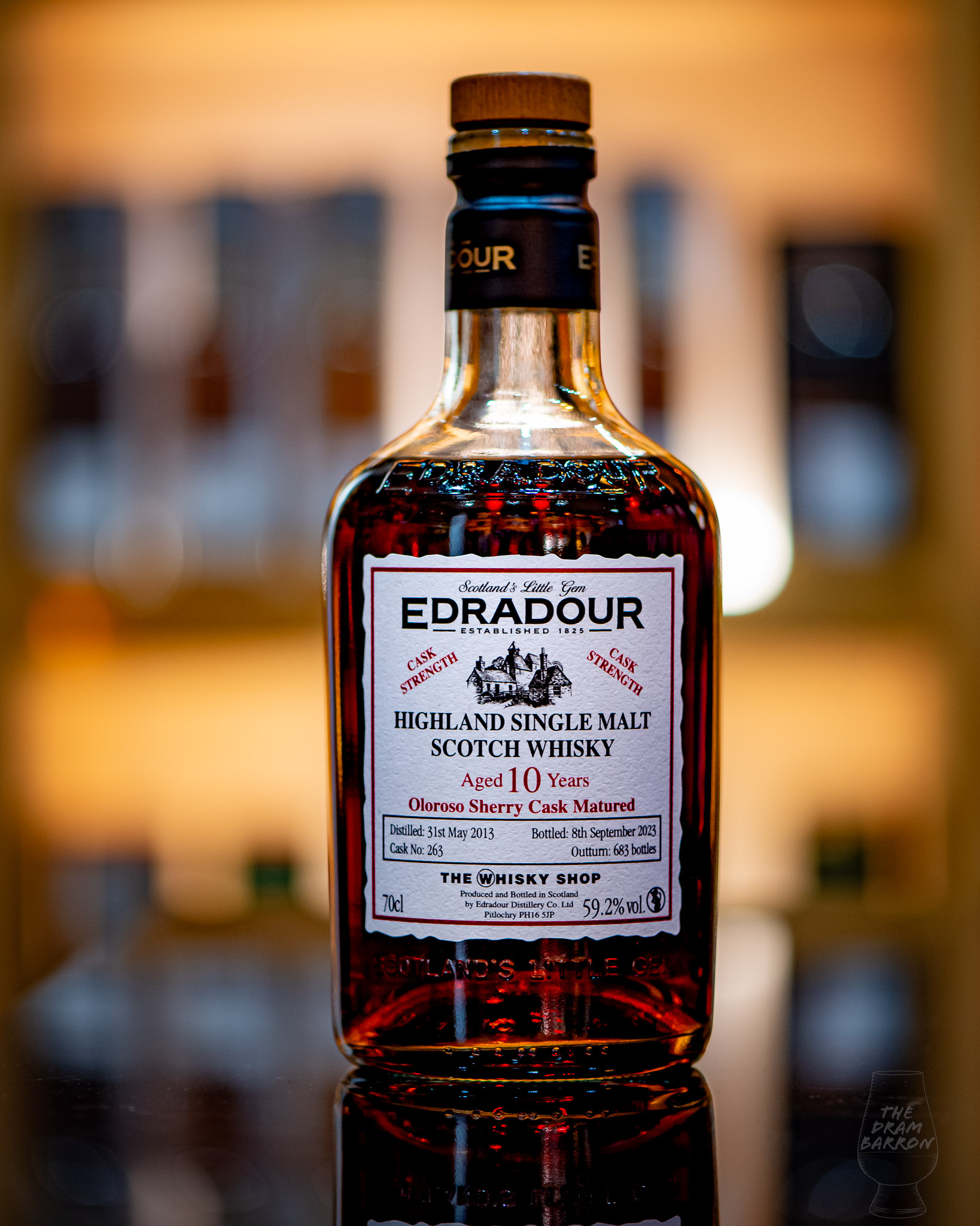 Edradour 10 Year Old Whisky Shop Exclusive 59.2% abv