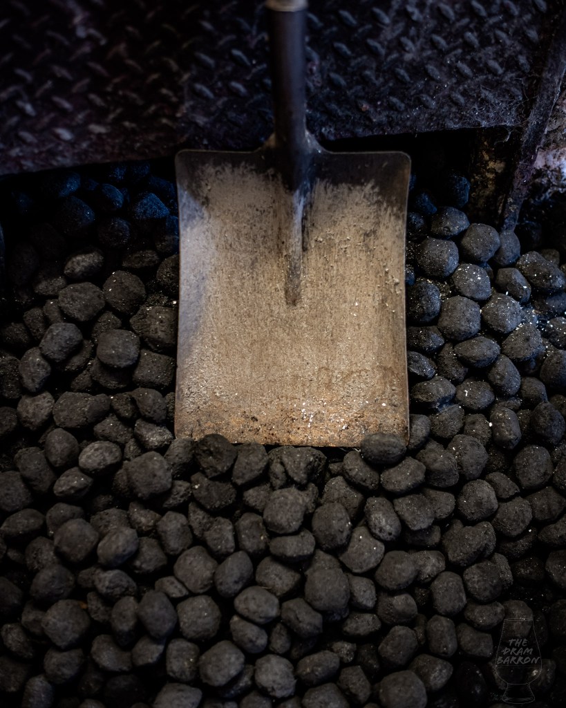 Picture of Coal at The Balvenie used for Week of Peat with spade